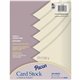 Pacon Card Stock Sheets - Letter- 8.50" x 11" - 65 lb Basis Weight - 100 Sheets/Pack - Card Stock - Ivory