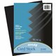 Pacon Card Stock Sheets - Letter- 8.50" x 11" - 65 lb Basis Weight - 100 Sheets/Pack - Card Stock - Black