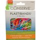 Conserve Plastibands - 4.3" Length - Latex-free - 100 / Box - Polyurethane - Assorted