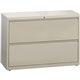 Lorell Fortress Series Lateral File - 42" x 18.6" x 28.1" - 2 x Drawer(s) for File - Legal, Letter, A4 - Lateral - Rust Proof, L