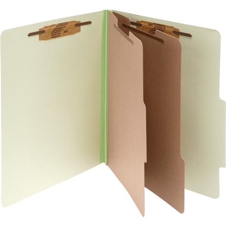 ACCO Legal Classification Folder - 3" Folder Capacity - 8 1/2" x 14" - 6 Fastener(s) - 1" Fastener Capacity - 2 Divider(s) - Pre