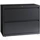Lorell Fortress Series Lateral File - 36" x 18.6" x 28.1" - 2 x Drawer(s) - Legal, Letter, A4 - Lateral - Rust Proof, Leveling G
