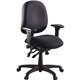 Lorell High-Performance Eronomic Task Chair - Black Seat - Black Back - Metal Frame - 5-star Base - 1 Each