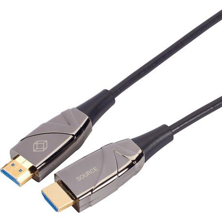 Black Box High-Speed HDMI 2.0 Active Optical Cable (AOC) - 32.81 ft Fiber Optic A/V Cable for Audio/Video Device, Transmitter, R