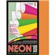 Pacon Neon Bond Paper - Orange - Letter - 8 1/2" x 11" - 24 lb Basis Weight - 100 / Pack - Sustainable Forestry Initiative (SFI)