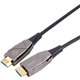 Black Box High-Speed HDMI 2.0 Active Optical Cable (AOC) - 49.21 ft Fiber Optic A/V Cable for Audio/Video Device, Transmitter, R