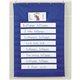 Pacon Standard Pocket Chart - 34" x 50" - 1 Chart - 9 Pockets