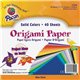 Pacon Origami Paper - Art, Craft - 9"Height x 9"Width - 40 / Pack - Assorted