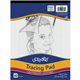 UCreate Tracing Pad - 40 Sheets - Plain - Unruled Margin - 9" x 12" - Transparent Paper - Bleed-free - 40 / Pad