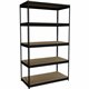 Lorell Fortress Riveted Shelving - 5 Compartment(s) - 5 Shelf(ves) - 84" Height x 48" Width x 24" Depth - Heavy Duty, Rust Resis