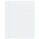 Pacon Composition Paper - Government - Letter - 500 Sheets - Ruled Red Margin - 16 lb Basis Weight - Government-Letter - 8 1/2" 