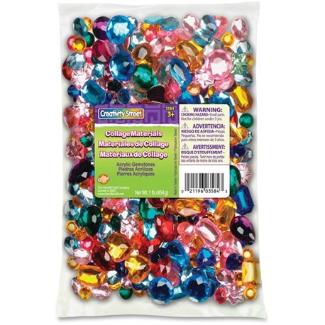 Creativity Street Acrylic Gemstones Classpack - Art - 1 / Pack - Assorted