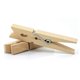 Creativity Street Natural Spring Clothespins - 3.4" Length - 50 / Pack - Natural - Wood