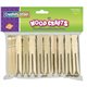 Creativity Street Flat-Slotted Clothespins - 3.8" Length - 40 / Pack - Natural - Wood