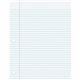 Pacon College Ruled Filler Paper - 100 Sheets - College Ruled - 0.28" Ruled - Red Margin - 3 Hole(s) - 8" x 10 1/2" - White Pape