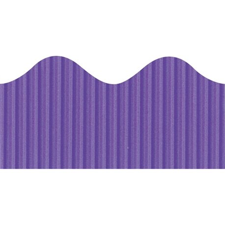 Bordette Decorative Border - Purple - 2.25" x 50' - 1 Roll/Pkg