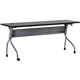 Lorell Flip Top Training Table - Rectangle Top - Four Leg Base - 4 Legs x 72" Table Top Width x 23.50" Table Top Depth - 29.50" 