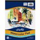 UCreate Watercolor Pad - 12 Sheets - 9" x 12" - White Paper - Acid-free - Recycled - 12 / Pad