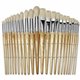 Creativity Street Preschool Brush Set - 24 Brush(es) Wood - Nickel Plated Ferrule