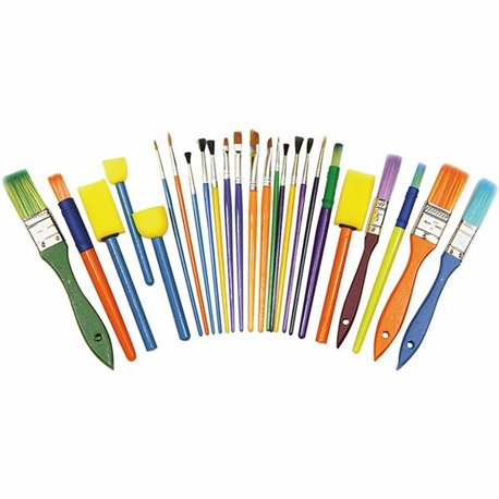 Creativity Street Assorted Brush Starter Set - 25 Brush(es)