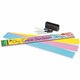 Pacon Dry Erase Sentence Strips - 3"H x 24"W - 1.5" Ruled - Dry Erase - 30 Strips/Pack - 3 Assorted Colors