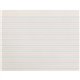 Zaner-Bloser Dotted Midline Newsprint Paper - 500 Sheets - 0.50" Ruled - Unruled Margin - 10 1/2" x 8" - White Paper - 500 / Pac