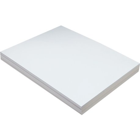 Pacon Medium Weight Multipurpose Tagboard - Art, Craft - 12"Width x 9"Length - 100 / Pack - White