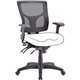 Lorell Conjure Executive Mesh Mid-back Chair Frame - Black - 1 Each