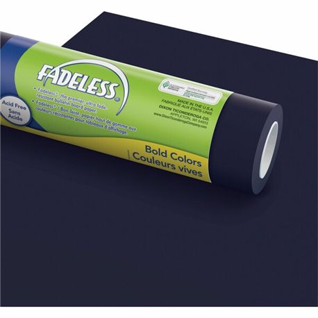 Fadeless Bulletin Board Art Paper - ClassRoom Project, Home Project, Office Project - 3"Height x 48"Width x 50 ftLength - 1 / Ro