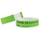 Advantus COVID Prescreened Tyvek Wristbands - 3/4" Width x 10" Length - Rectangle - Green - Tyvek - 100 / Pack