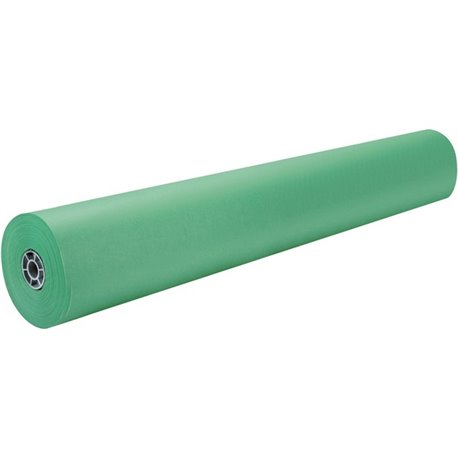 Rainbow Kraft Colored Kraft Duo-Finish Kraft Paper - ClassRoom Project - 36"Width x 1000 ftLength - 1 / Roll - Brite Green - Kra