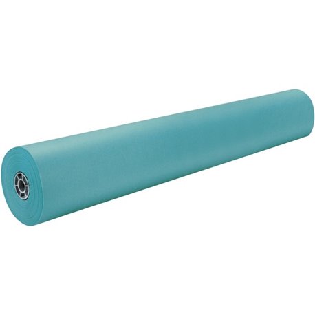 Rainbow Kraft Colored Kraft Duo-Finish Kraft Paper - ClassRoom Project - 36"Width x 1000 ftLength - 1 / Roll - Blue - Kraft