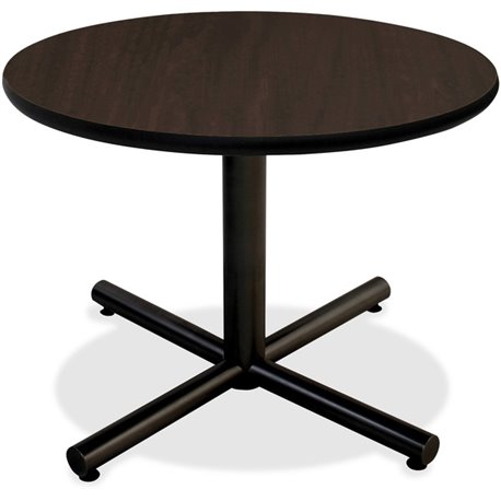 Lorell Hospitality Collection Tabletop - Round Top - 1" Table Top Thickness x 42" Table Top DiameterAssembly Required - Espresso