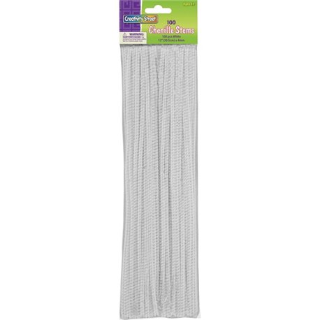 Creativity Street Chenille Stems - Classroom Activities, Craft Project - Recommended For 4 Year x 12"Length x 0.2"Diameter - 100