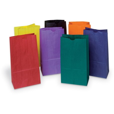 Creativity Street Kraft Bag - Art Project, Craft Project, Bag, Hat - 11"Height x 6"Width - 28 / Pack - Assorted - Kraft