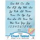 Pacon Cursive Cover Colored Paper Chart Tablet - 25 Sheets - 1" Ruled - 24" x 32"24" x 32" - Assorted Paper - Recycled - 1 Each