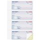 Adams Carbonless Invoice Book - Tape Bound - 2 PartCarbonless Copy - 7.93" x 5.56" Sheet Size - 2 x Holes - White, Canary - Asso