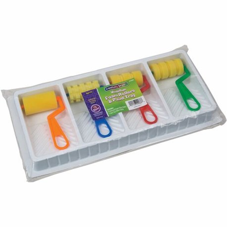 Creativity Street WonderFoam Foam Paint Tray Set - Painting - 1 / Set - Assorted