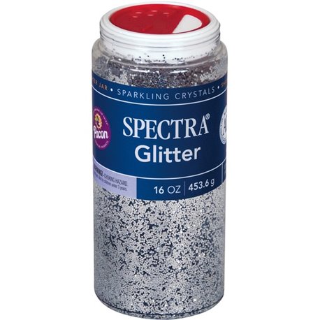 Spectra Glitter Sparkling Crystals - 16 oz - 1 Each - Silver