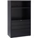 Lorell File/File Lateral File Combo Unit - 36" x 18.6" x 60" - 2 x Shelf(ves) - 3 x Drawer(s) for Box, File - Legal, Letter, A4 