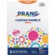 Prang Canvas Panels - Painting, Art - 3 Piece(s) x 9"Width x 125 milThickness x 12"Length - 3 / Pack - White - Acrylic