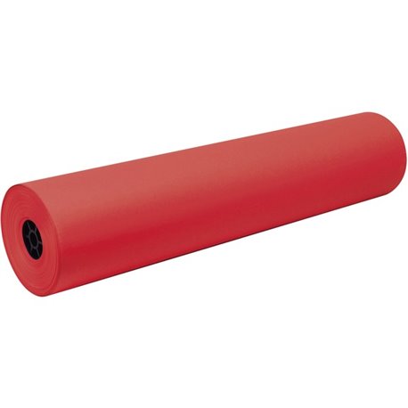 Tru-Ray Construction Paper Art Roll - Mural, Art Project, Banner - 36"Width x 500 ftLength - 1 / Roll - Festive Red - Sulphite