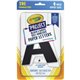 Crayola Self-adhesive Paper Letters - Self-adhesive - 4" Height - Black/White - Paper - 180 / Pack