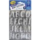 Crayola Sparkling Gems Sticker Letters - Self-adhesive - 1.25" Height - Silver - 72 / Pack