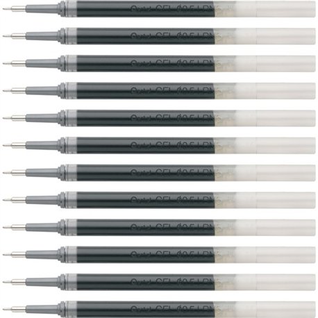 EnerGel Liquid Gel Pen Refill - 0.50 mm, Fine Point - Black Ink - Smudge Proof, Smear Proof, Quick-drying Ink, Glob-free, Smooth
