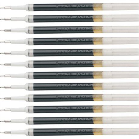 EnerGel Retractable Liquid Pen Refills - 0.70 mm, Medium Point - Black Ink - Smudge Proof, Smear Proof, Quick-drying Ink, Glob-f
