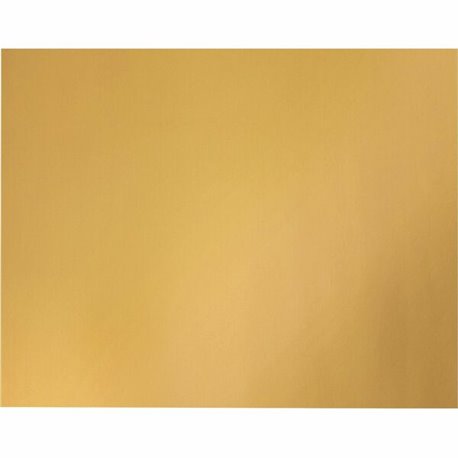 UCreate Metallic Poster Board - Classroom, Poster, Mounting, Project - 25 / Carton - Yellow