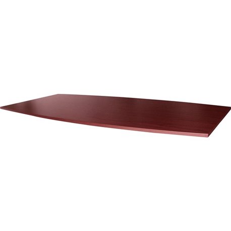Lorell Essentials Boat-Shaped Conference Tabletop (Box 1 of 2) - Boat Top x 48" Table Top Width x 96" Table Top Depth x 1.25" Ta