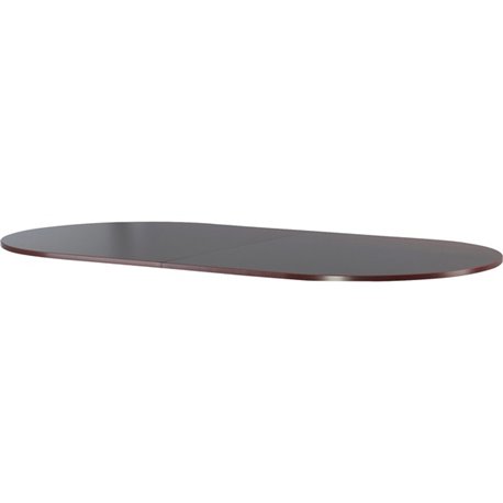 Lorell Essentials Oval Conference Tabletop - Oval Top x 48" Table Top Width x 96" Table Top Depth x 1.25" Table Top Thickness - 