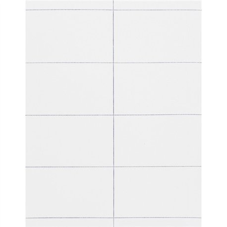Advantus Adhesive Name Badges - 2 21/64" Height x 3 3/8" Width - Removable Adhesive - Rectangle - Laser, Inkjet - White - 200 / 